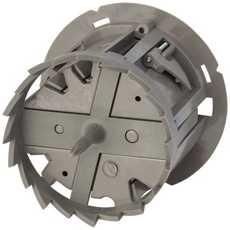 how big of hole for cut in round electrical box|cut hole saw size.